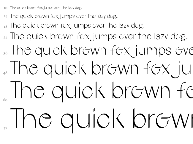 Yoko Smile font waterfall